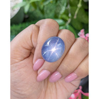 67.93 Ct. Blue Star Sapphire from Ceylon (Sri Lanka) Life Style