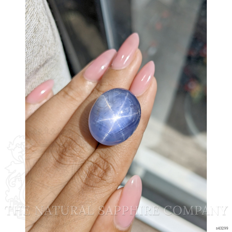 67.93 Ct. Blue Star Sapphire from Ceylon (Sri Lanka)
