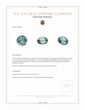 0.31 Ct. Sapphire from Ceylon (Sri Lanka) Appraisal