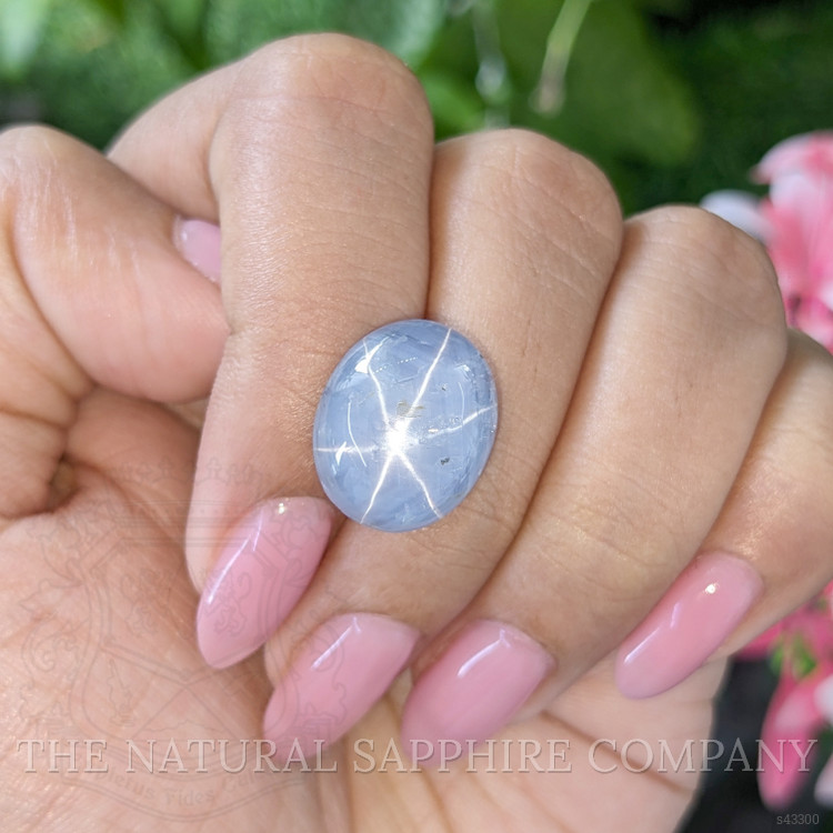 19.45 Ct. Blue Star Sapphire from Ceylon (Sri Lanka)