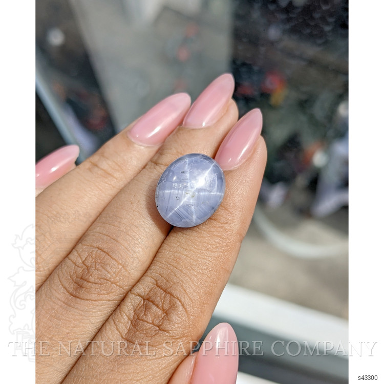 19.45 Ct. Blue Star Sapphire from Ceylon (Sri Lanka)