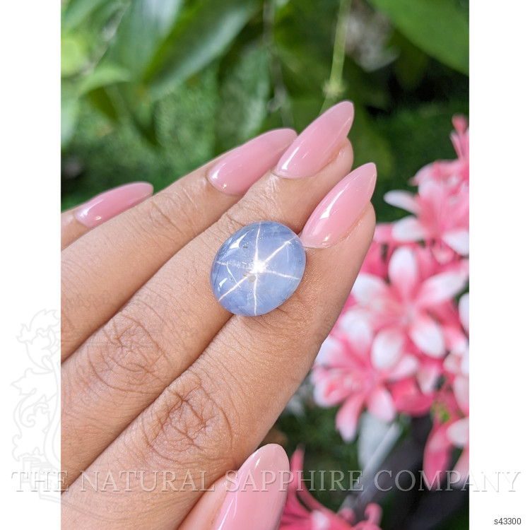 19.45 Ct. Blue Star Sapphire from Ceylon (Sri Lanka)