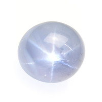 6.85 Ct. Bluish Grey Star Sapphire from Ceylon (Sri Lanka) Video