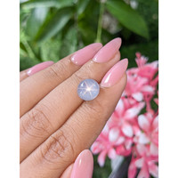 6.85 Ct. Bluish Grey Star Sapphire from Ceylon (Sri Lanka) Life Style