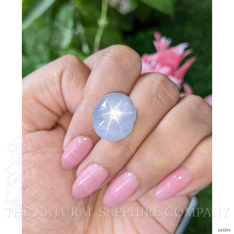 27.04 Ct. Blue Star Sapphire from Ceylon (Sri Lanka)