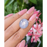 27.04 Ct. Blue Star Sapphire from Ceylon (Sri Lanka) Life Style