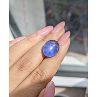 16.00 Ct. Blue Star Sapphire from Ceylon (Sri Lanka) Life Style