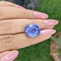 16.00 Ct. Blue Star Sapphire from Ceylon (Sri Lanka) Life Style
