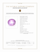 20.12 Ct. Pink Star Sapphire from Ceylon (Sri Lanka) Scan Report