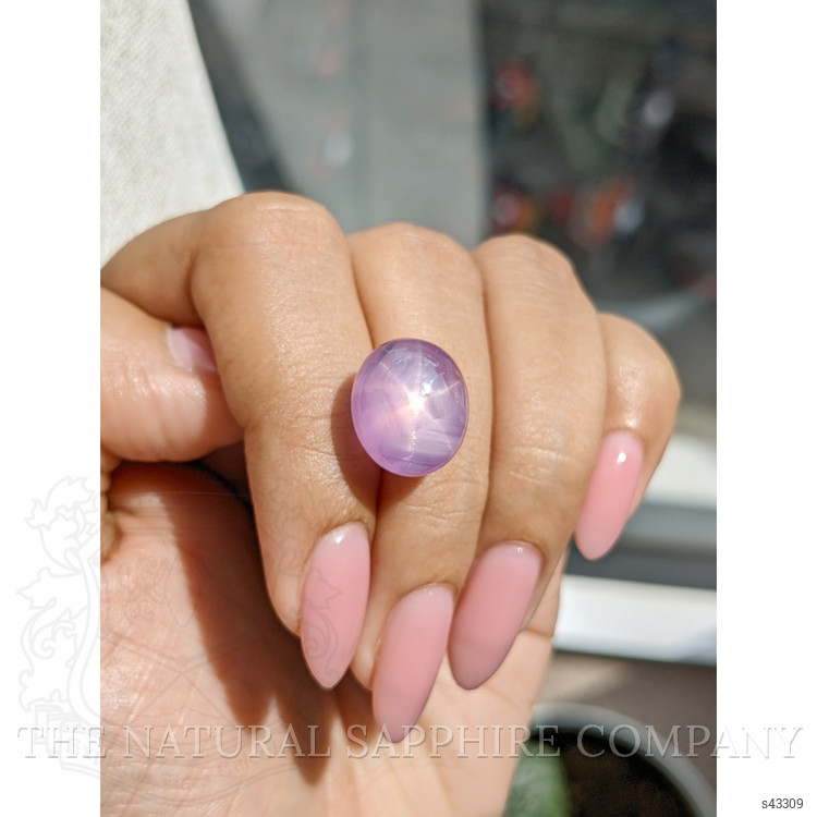 20.12 Ct. Pink Star Sapphire from Ceylon (Sri Lanka)