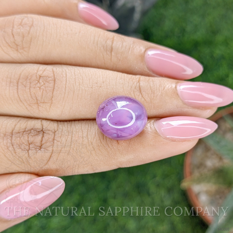 17.52 Ct. Pinkish Purple Star Sapphire from Ceylon (Sri Lanka)