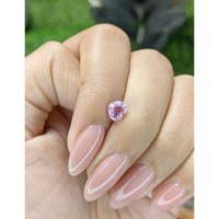 0.73 Ct. Purplish Pink Sapphire from Ceylon (Sri Lanka) Life Style