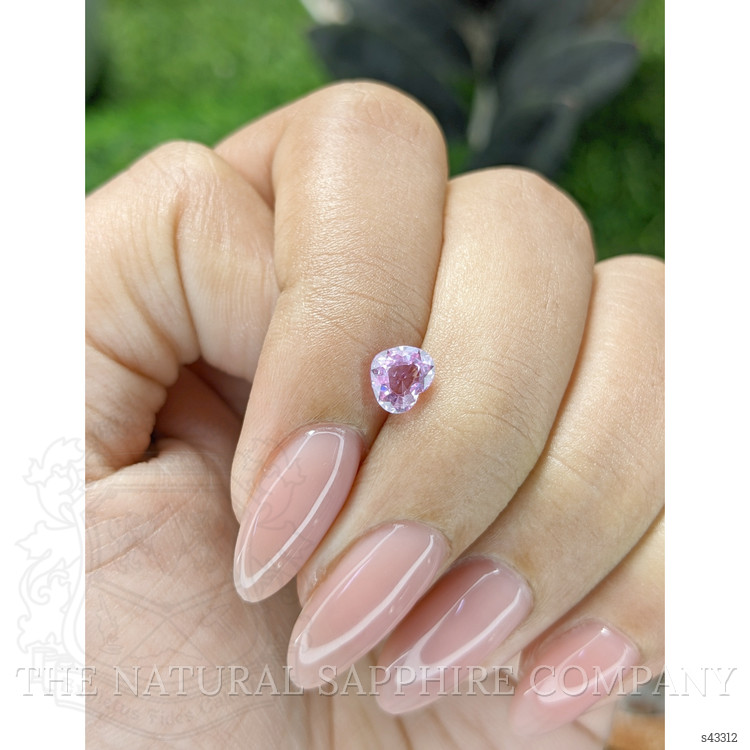 0.73 Ct. Purplish Pink Sapphire from Ceylon (Sri Lanka)