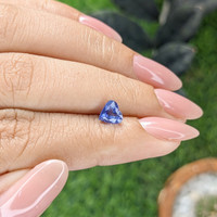 1.10 Ct. Blue Sapphire from Ceylon (Sri Lanka) Life Style