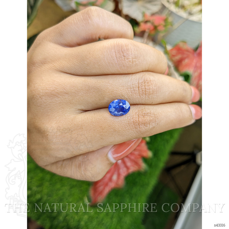 4.41 Ct. Blue Sapphire from Ceylon (Sri Lanka)