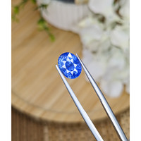 4.41 Ct. Blue Sapphire from Ceylon (Sri Lanka) Life Style