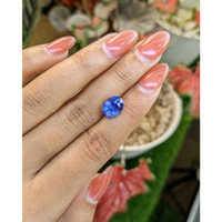 4.41 Ct. Blue Sapphire from Ceylon (Sri Lanka) Life Style
