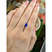 1.06 Ct. Blue Sapphire from Ceylon (Sri Lanka) Life Style