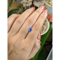 1.10 Ct. Blue Sapphire from Ceylon (Sri Lanka) Life Style