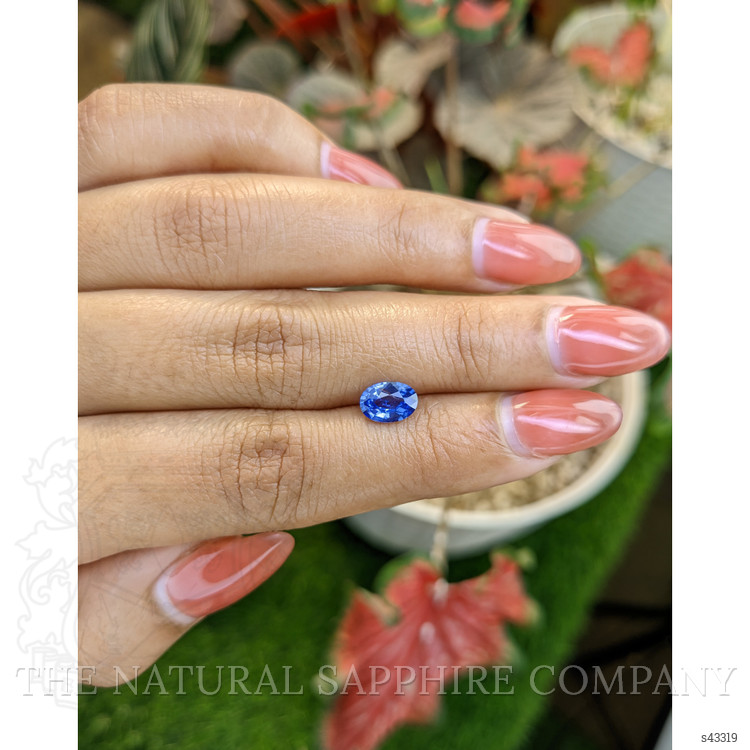 1.10 Ct. Blue Sapphire from Ceylon (Sri Lanka)