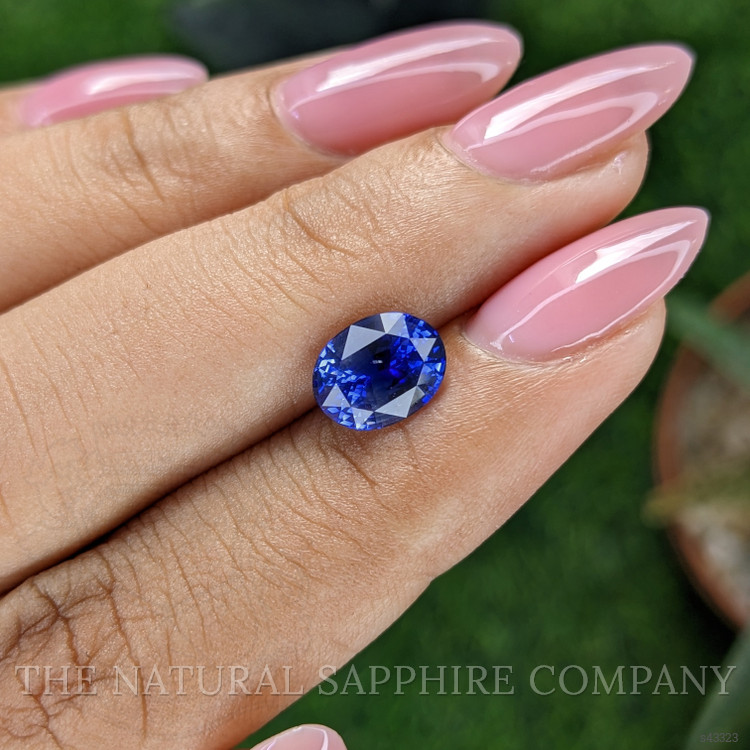 2.05 Ct. Blue Sapphire from Ceylon (Sri Lanka)