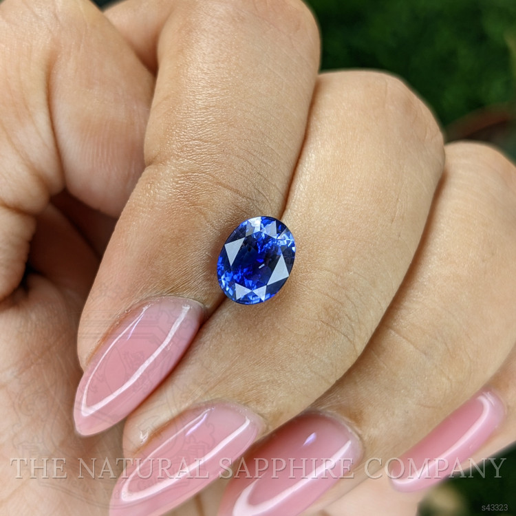 2.05 Ct. Blue Sapphire from Ceylon (Sri Lanka)