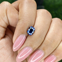 1.24 Ct. Blue Sapphire from Tanzania Life Style