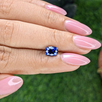 1.24 Ct. Blue Sapphire from Tanzania Life Style