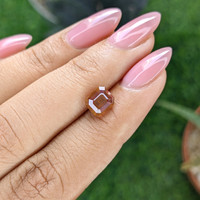 2.23 Ct. Pinkish Brown Sapphire from Tanzania Life Style