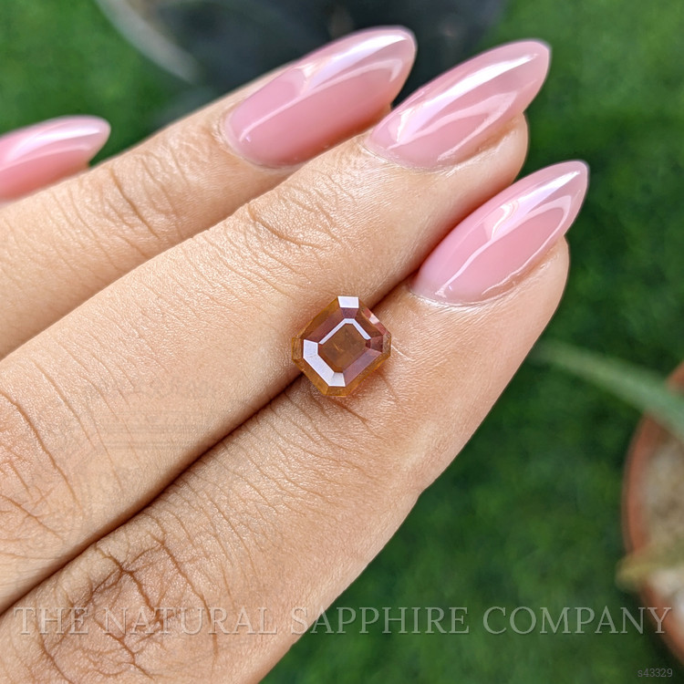 2.23 Ct. Pinkish Brown Sapphire from Tanzania