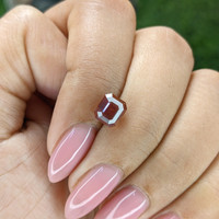 2.23 Ct. Pinkish Brown Sapphire from Tanzania Life Style