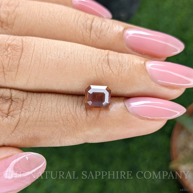 2.23 Ct. Pinkish Brown Sapphire from Tanzania