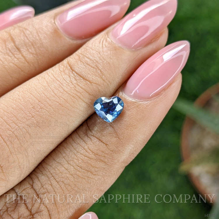 1.14 Ct. Greenish Blue Sapphire from Tanzania