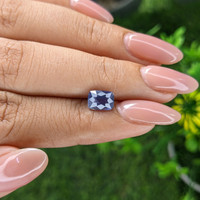 1.71 Ct. Bluish Purple Sapphire from Tanzania Life Style
