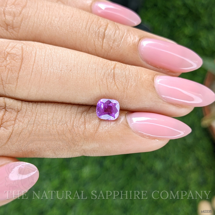 1.02 Ct. Pinkish Purple Sapphire from Tanzania