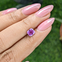 1.02 Ct. Pinkish Purple Sapphire from Tanzania Life Style