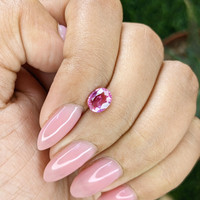 1.04 Ct. Purplish Pink Sapphire from Tanzania Life Style