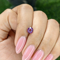1.04 Ct. Pinkish Purple Sapphire from Tanzania Life Style