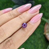 1.04 Ct. Pinkish Purple Sapphire from Tanzania Life Style