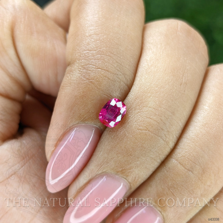 0.92 Ct. Reddish Pink Sapphire from Tanzania