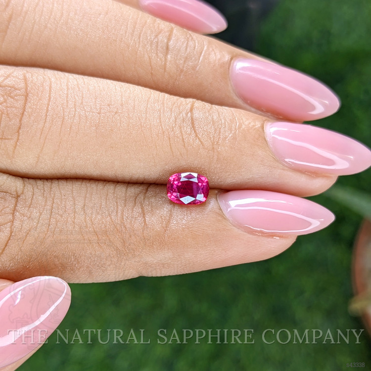 0.92 Ct. Reddish Pink Sapphire from Tanzania
