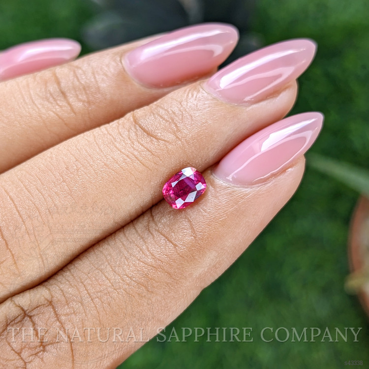 0.92 Ct. Reddish Pink Sapphire from Tanzania