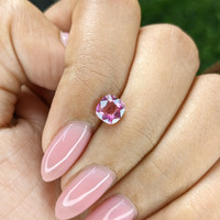 1.02 Ct. Purplish Pink Sapphire from Tanzania Life Style