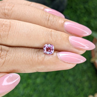1.02 Ct. Purplish Pink Sapphire from Tanzania Life Style