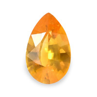 0.55 Ct. Yellowish Orange Sapphire from Ceylon (Sri Lanka) Video