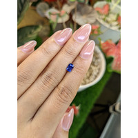 0.77 Ct. Blue Sapphire from Ceylon (Sri Lanka) Life Style