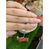0.77 Ct. Blue Sapphire from Ceylon (Sri Lanka) Life Style