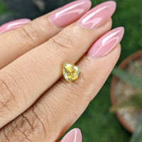1.18 Ct. Yellow Sapphire from Tanzania Life Style