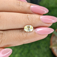 1.25 Ct. Yellow Sapphire from Tanzania Life Style