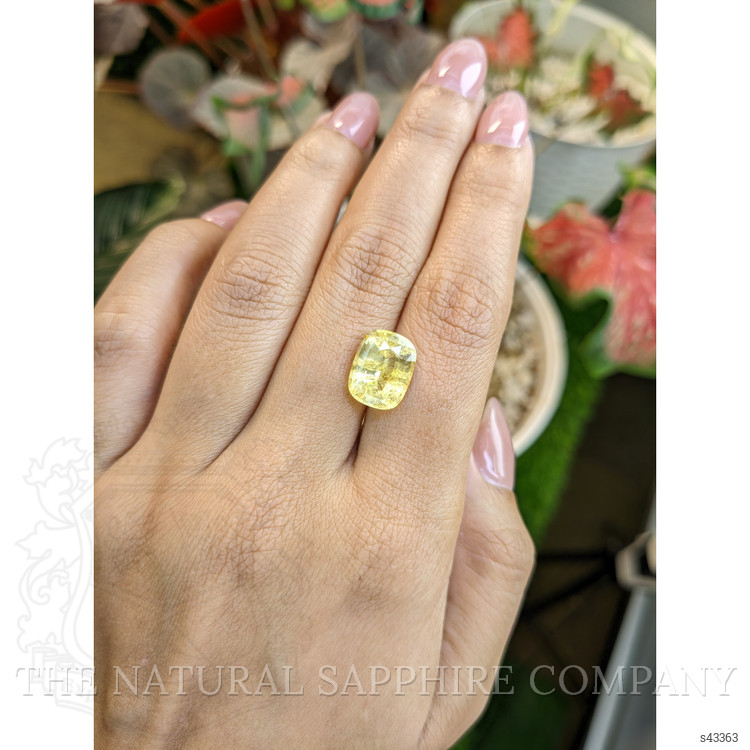 6.42 Ct. Yellow Sapphire from Ceylon (Sri Lanka)